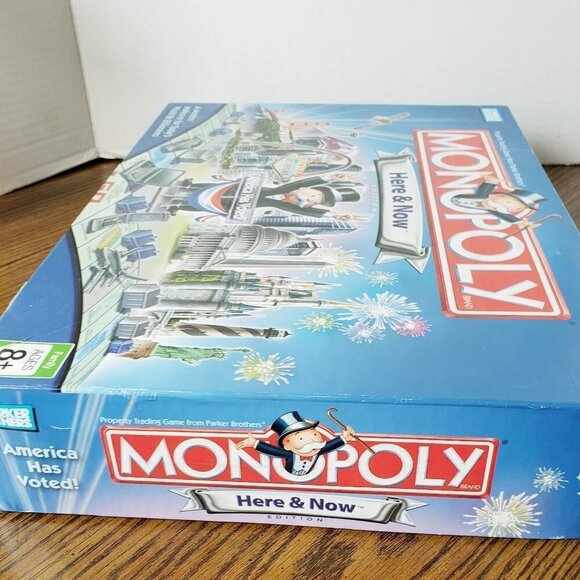 Monopoly Here & Now Edition America Has Voted Board Game COMPLETE Family Fun - Picture 6 of 11